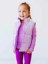 Puffer Vest - Soft Lavender